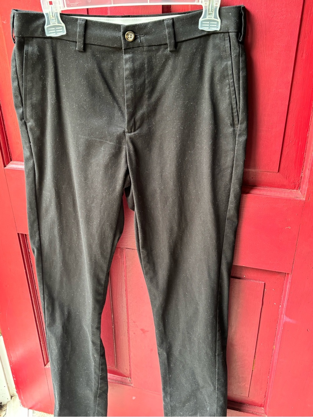 George Black Slim Dress Pants for Men